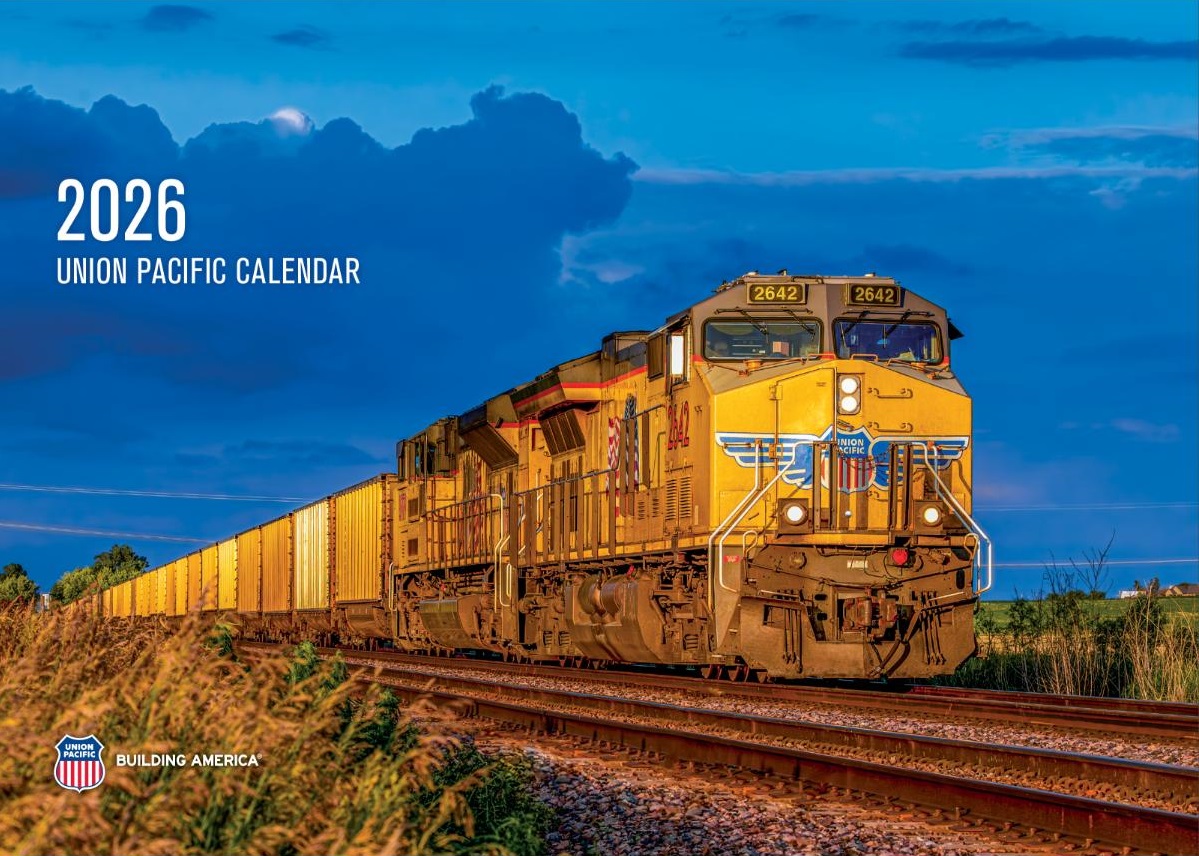 The cover of the Union Pacific calendar